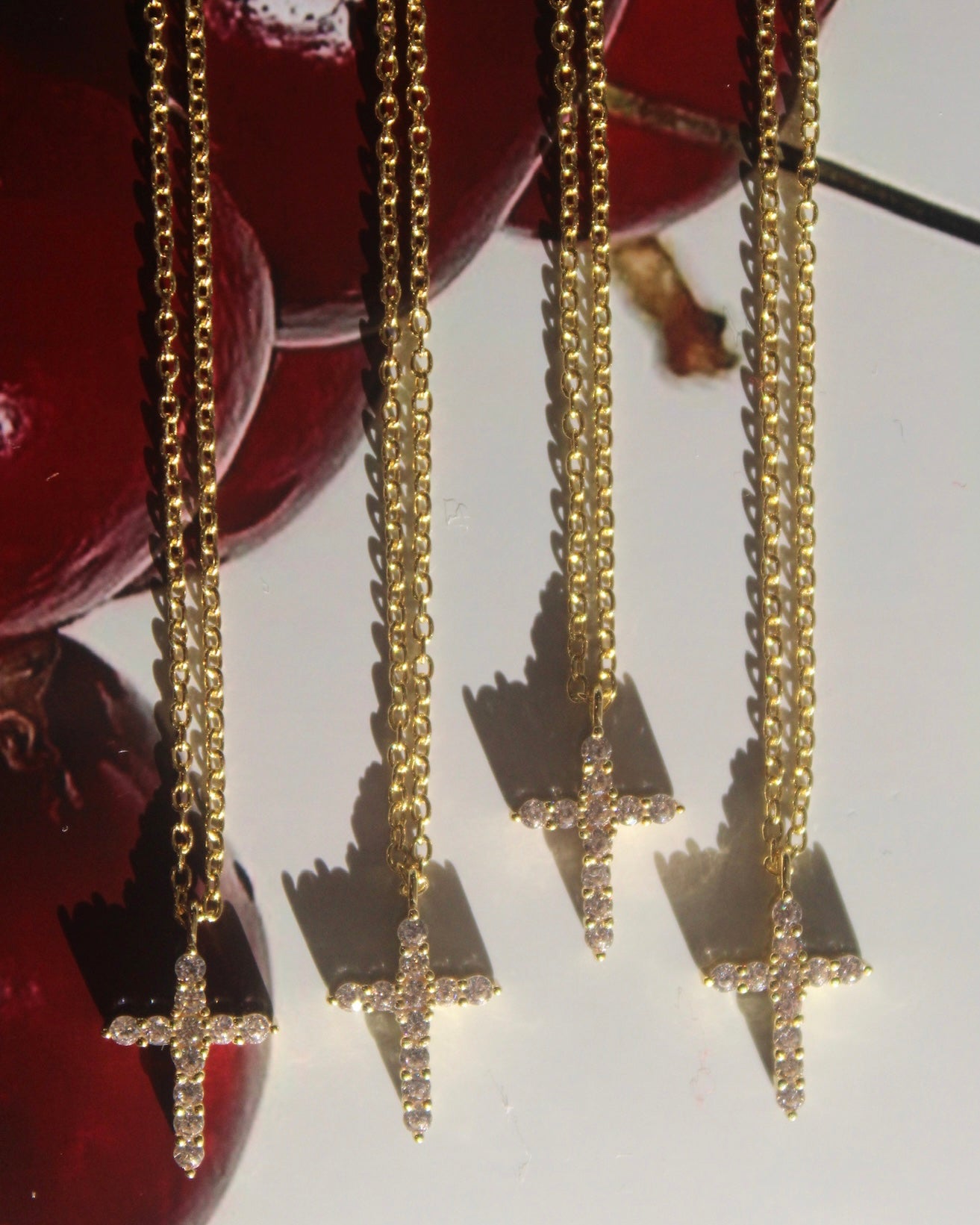 The Wren Cross Necklace