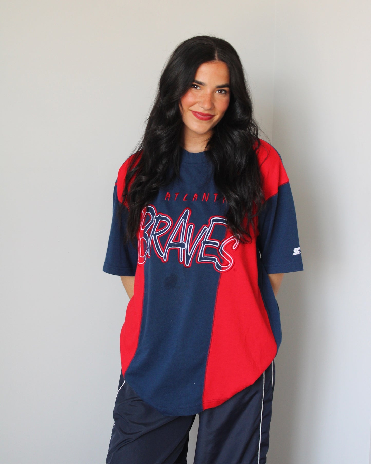 Evi11 Twin Vintage Tee - Braves