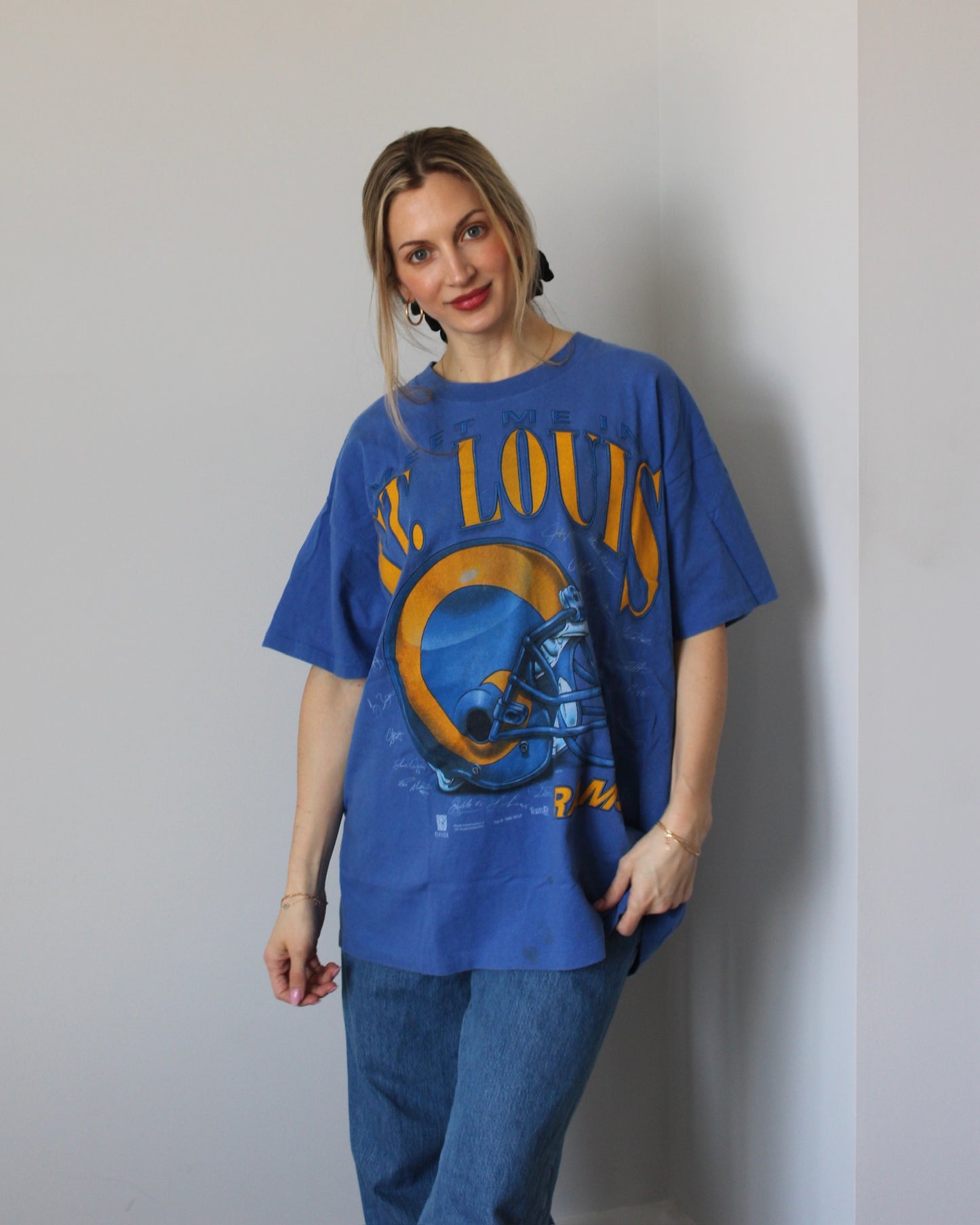 Evi11 Twin Vintage Tee - St. Louis Rams
