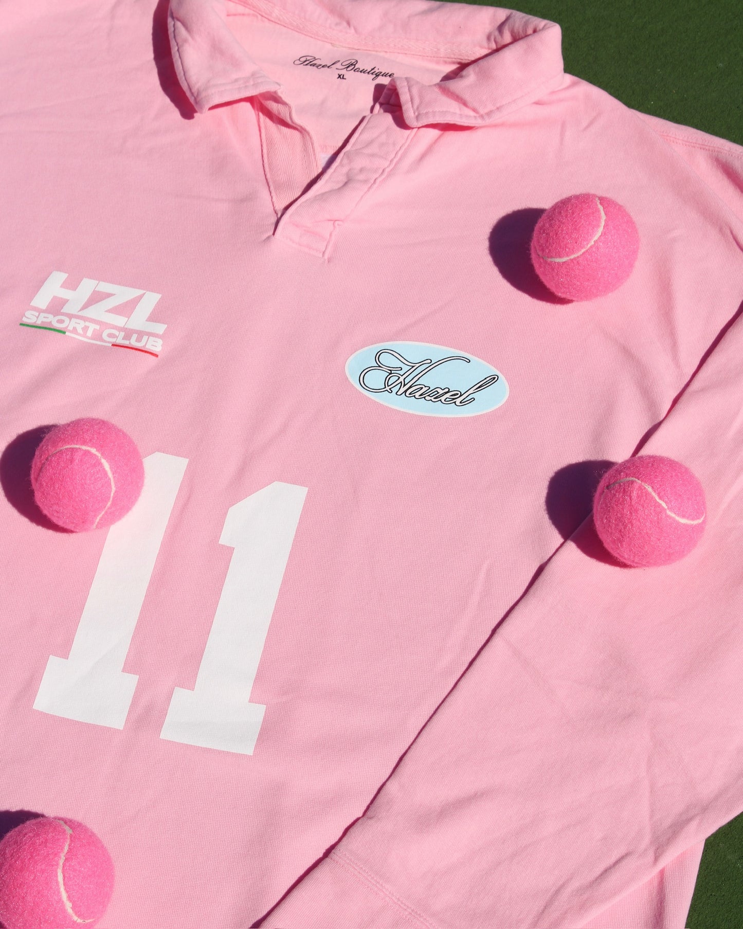 The HZL Sport Club Polo // Pink