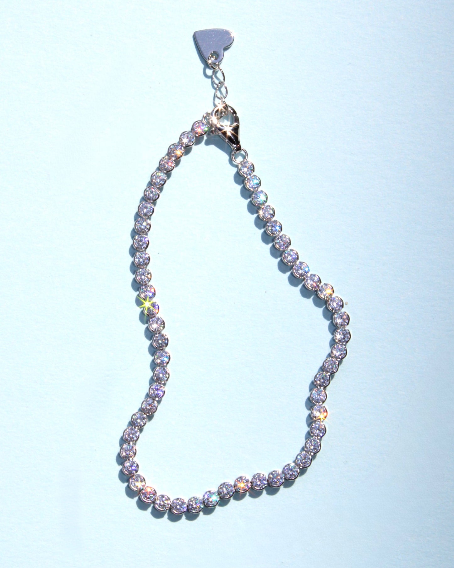 Round Bezel Tennis Bracelet