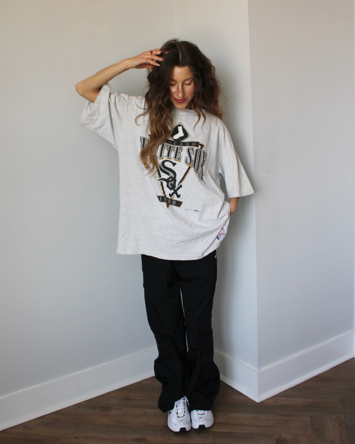 Evi11 Twin Vintage Tee - White Sox