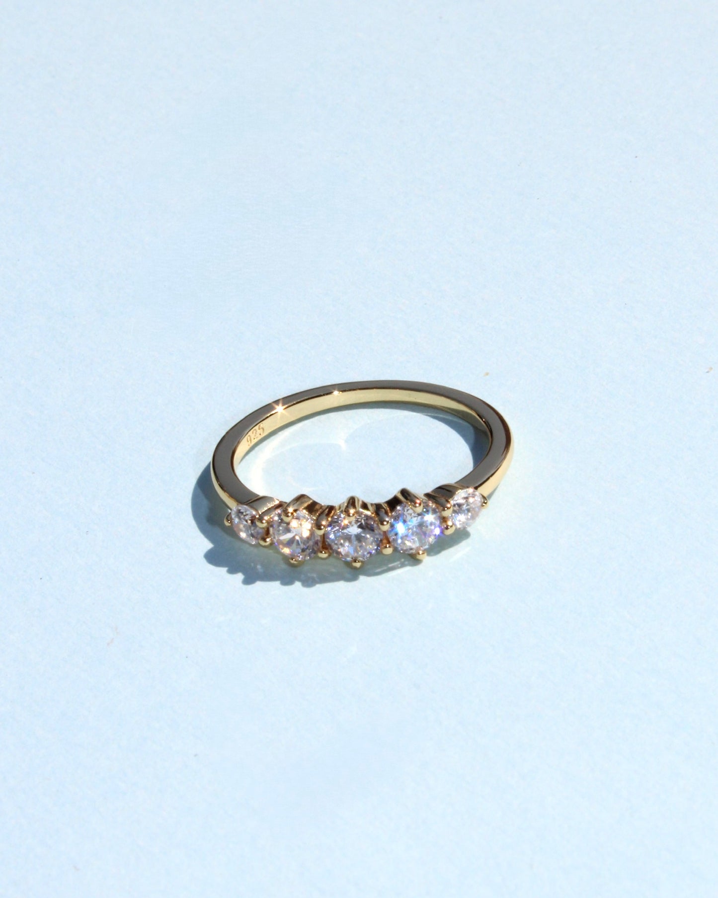 Graduated Five Stone Ring