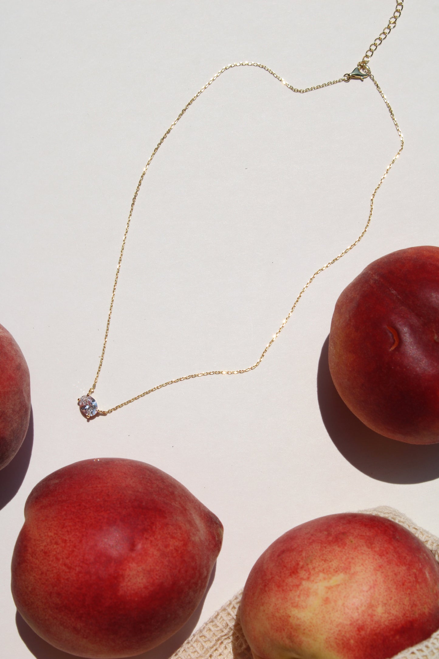 Oval Pendant Necklace