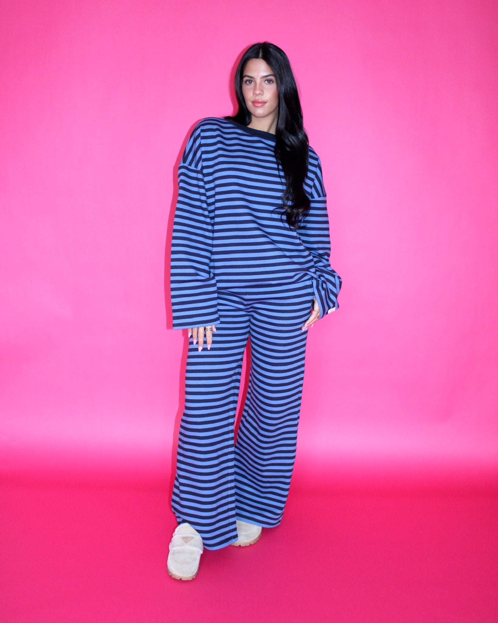 The HZL Snow Day Pants // Ice Blue – Hazel Boutique