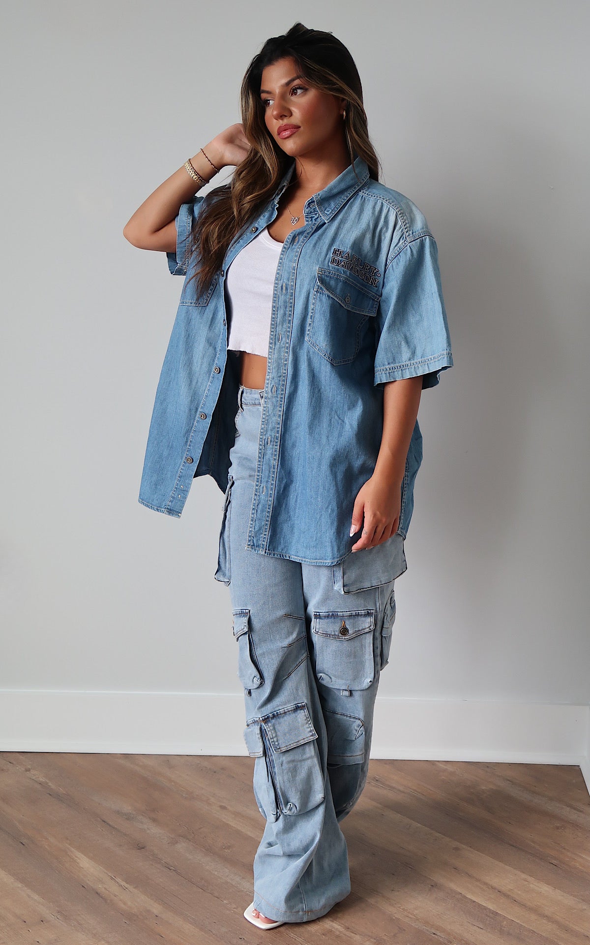 Evi11 Twin Harley Vintage Denim