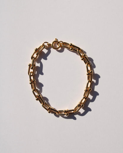 14K Gold Filled Chunky Paperclip Bracelet