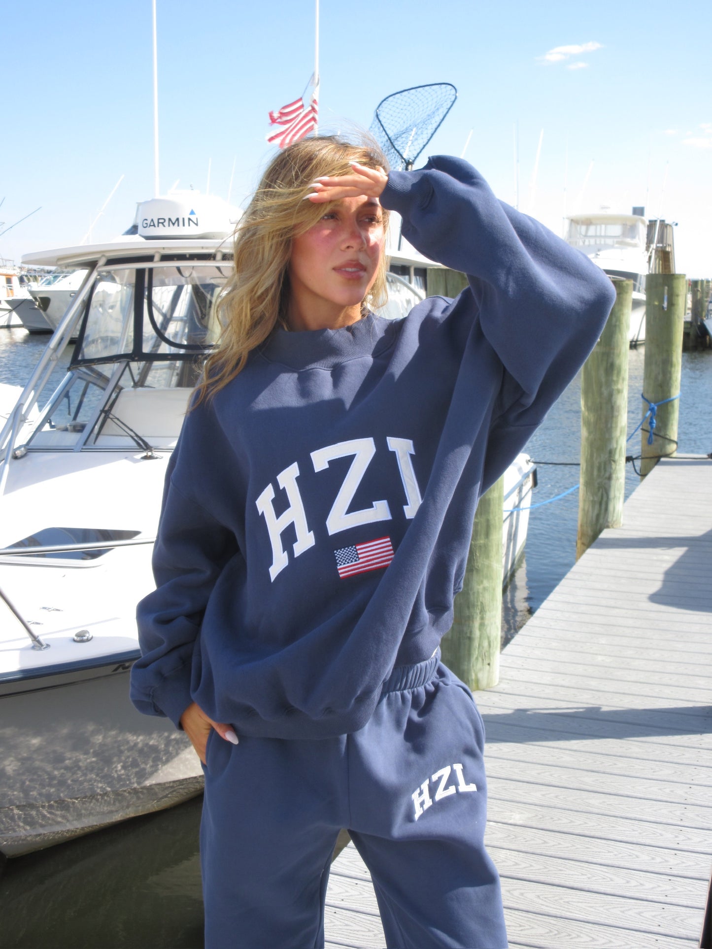 The HZL Miss America Mockneck // Denim