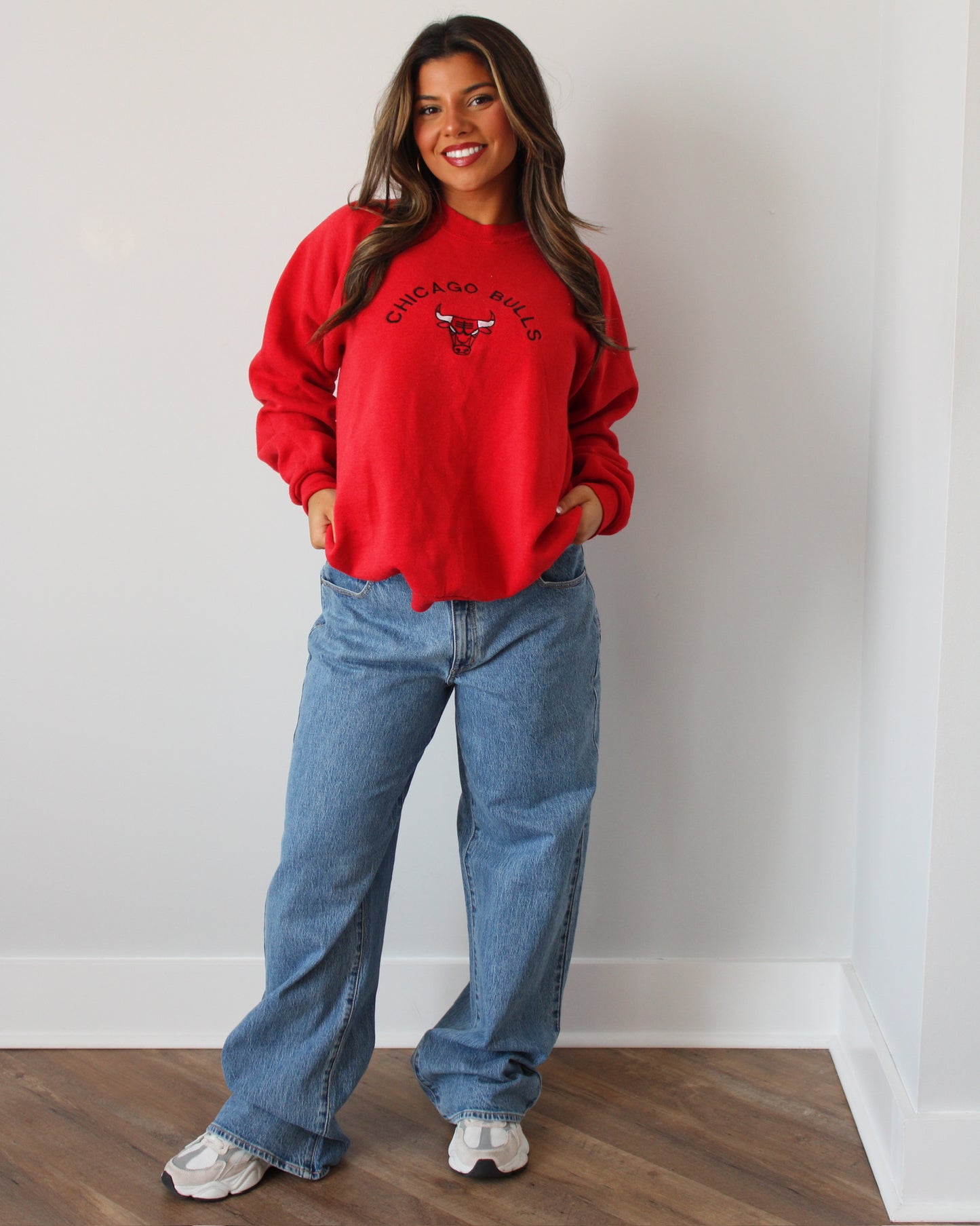 Evil Twin Vintage Red Chicago Bulls Crewneck