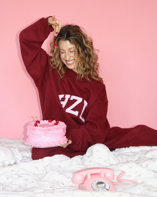 The HZL Red Velvet Mockneck