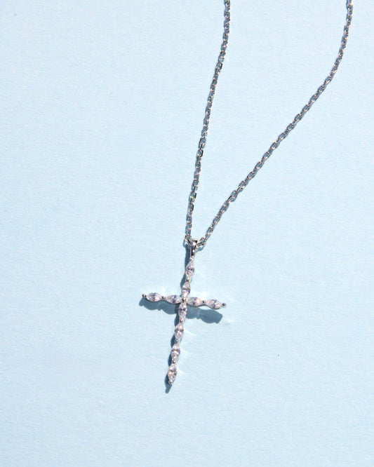 Marquise Cross Necklace