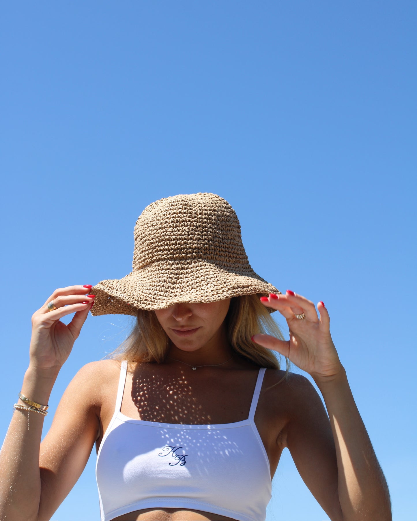 The American Honey Bralette // White