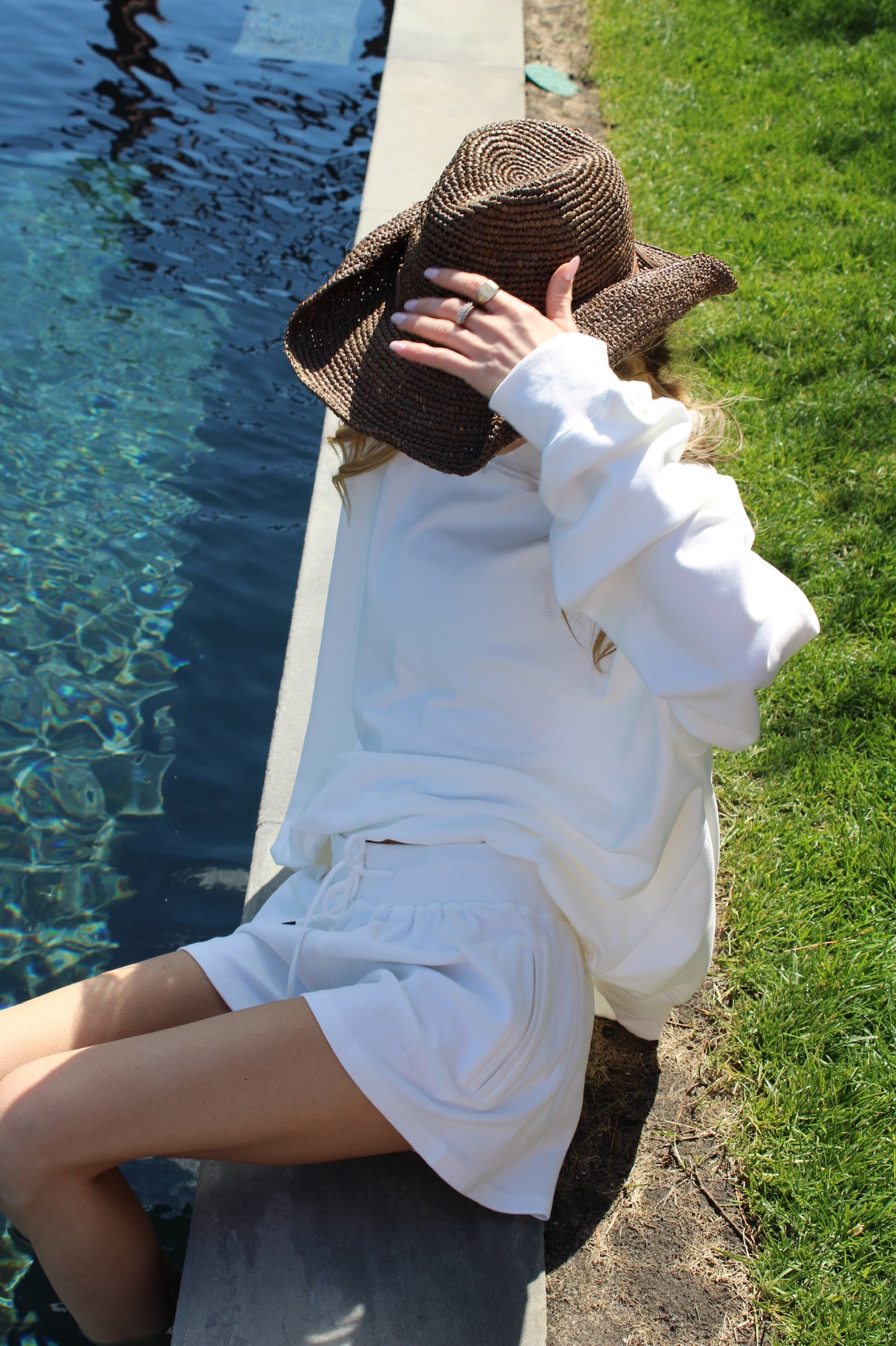 The Sunday Brunch Shorts // White