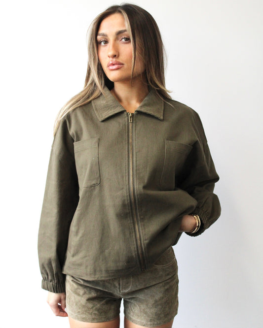 The Alexis Jacket // Olive