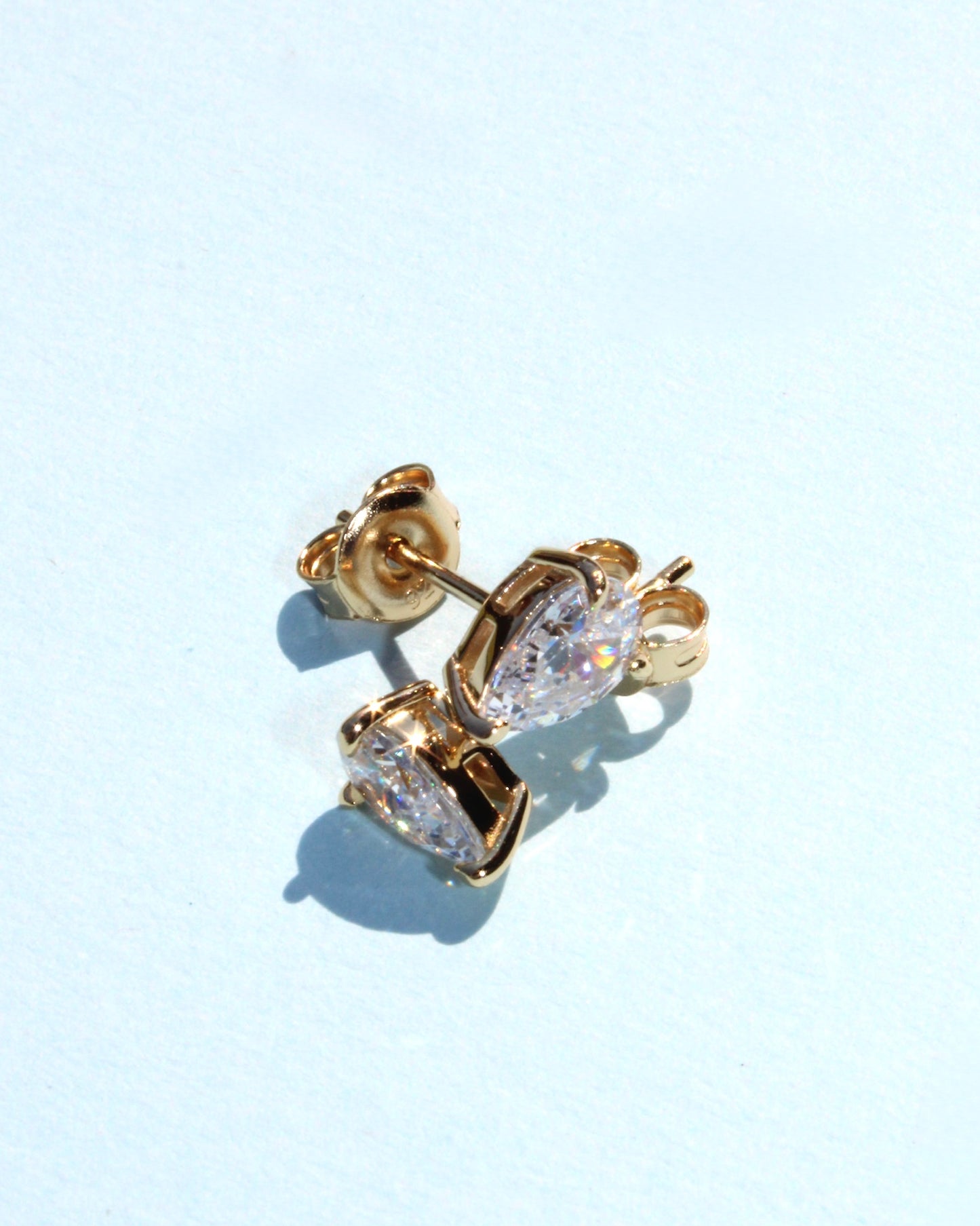Pear Stud Earrings
