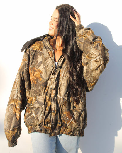 EVI11 Twin Vintage Camo Hoodie