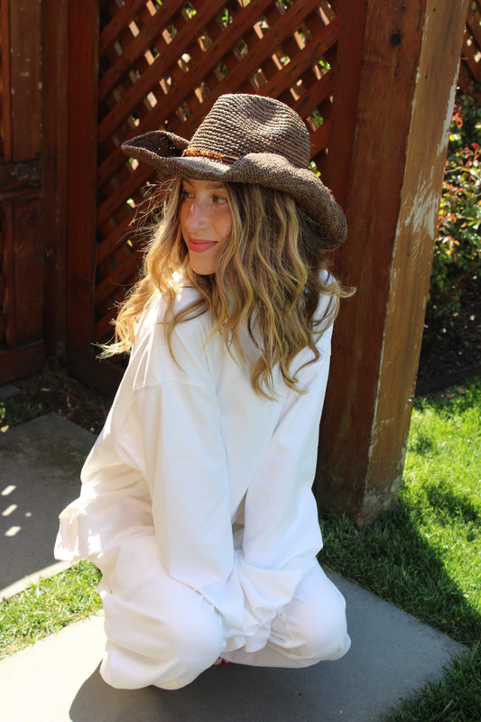 The Sunday Brunch Mockneck // White