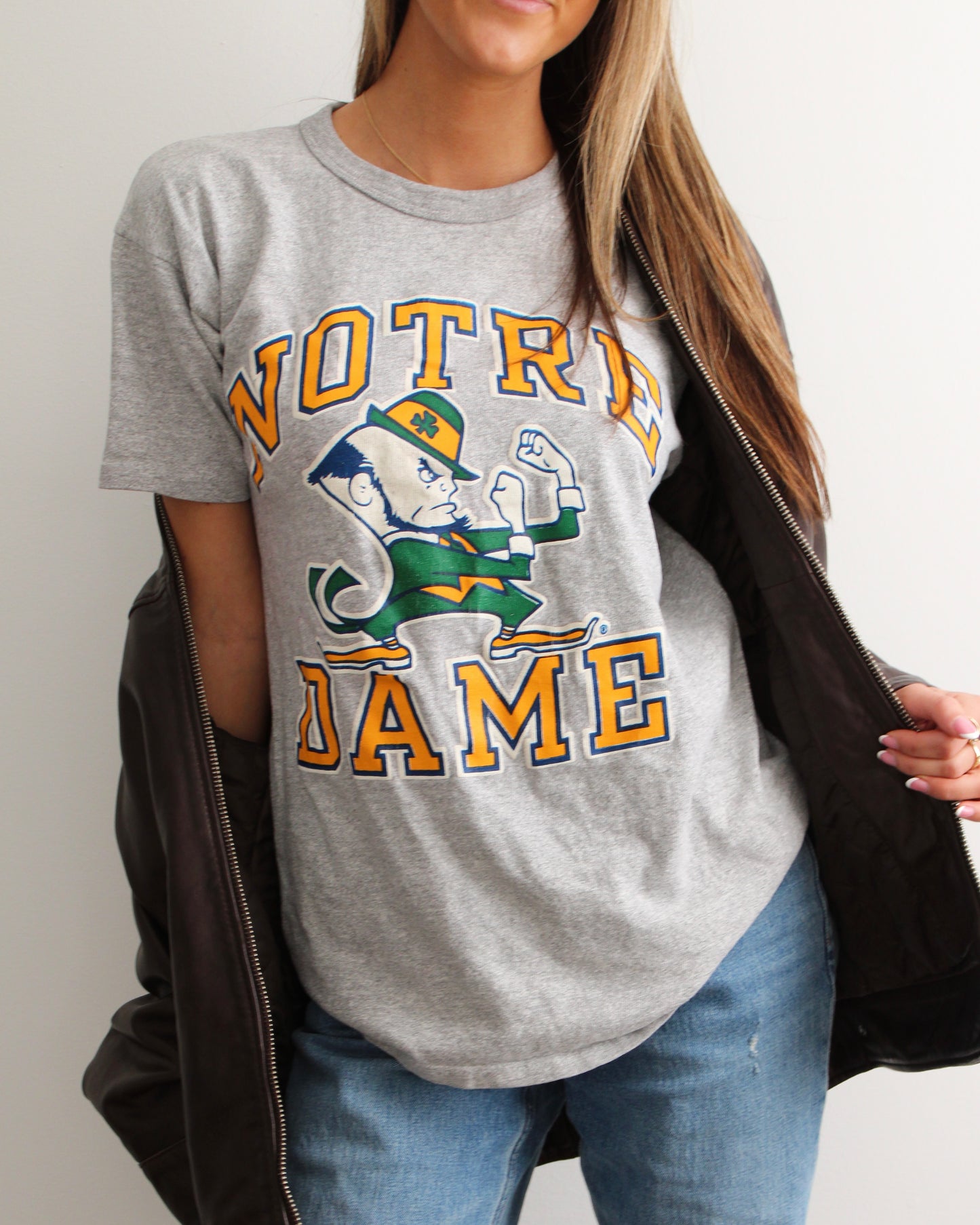 Evi11 Twin Vintage Notre Dame Tee