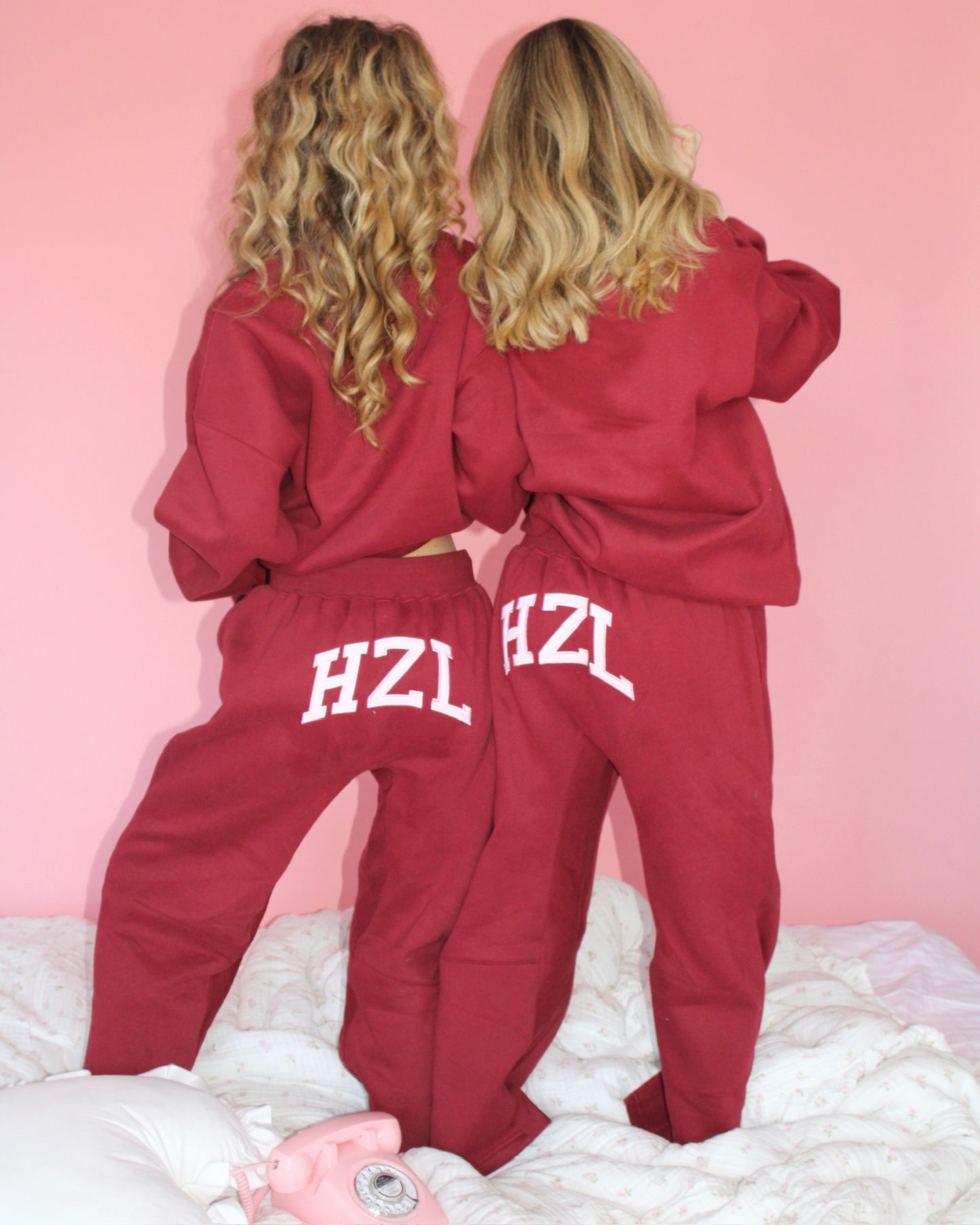 The HZL Red Velvet Barrel Pants