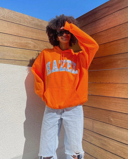 The HZL Orange Cloud Hoodie