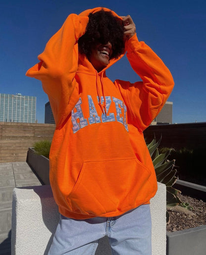 The HZL Orange Cloud Hoodie