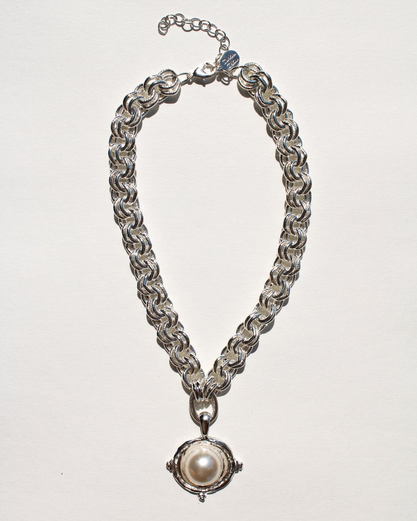 Pearl Cammi Necklace // Silver