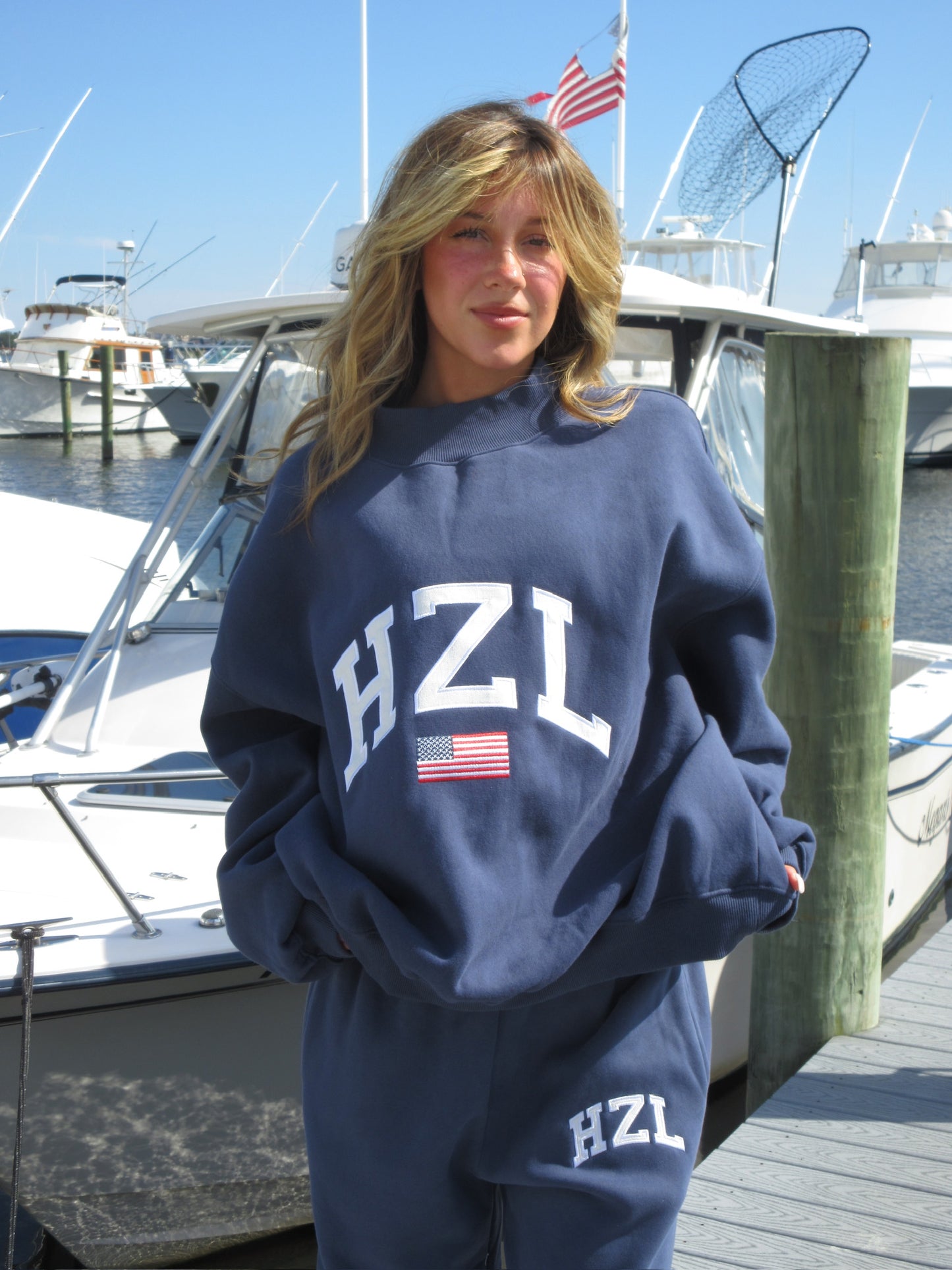 The HZL Miss America Mockneck // Denim