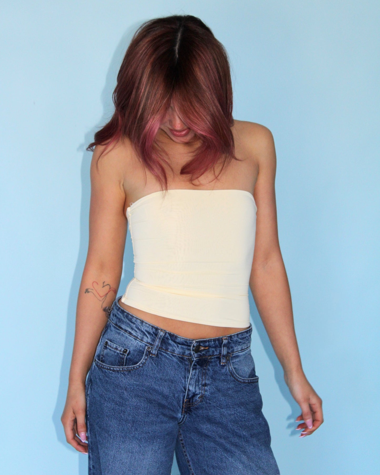 HZL Tube Top // Banana