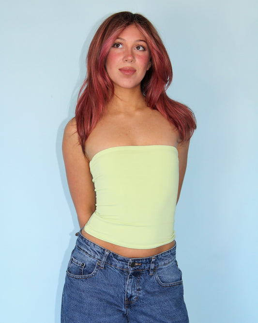 HZL Tube Top // Key Lime