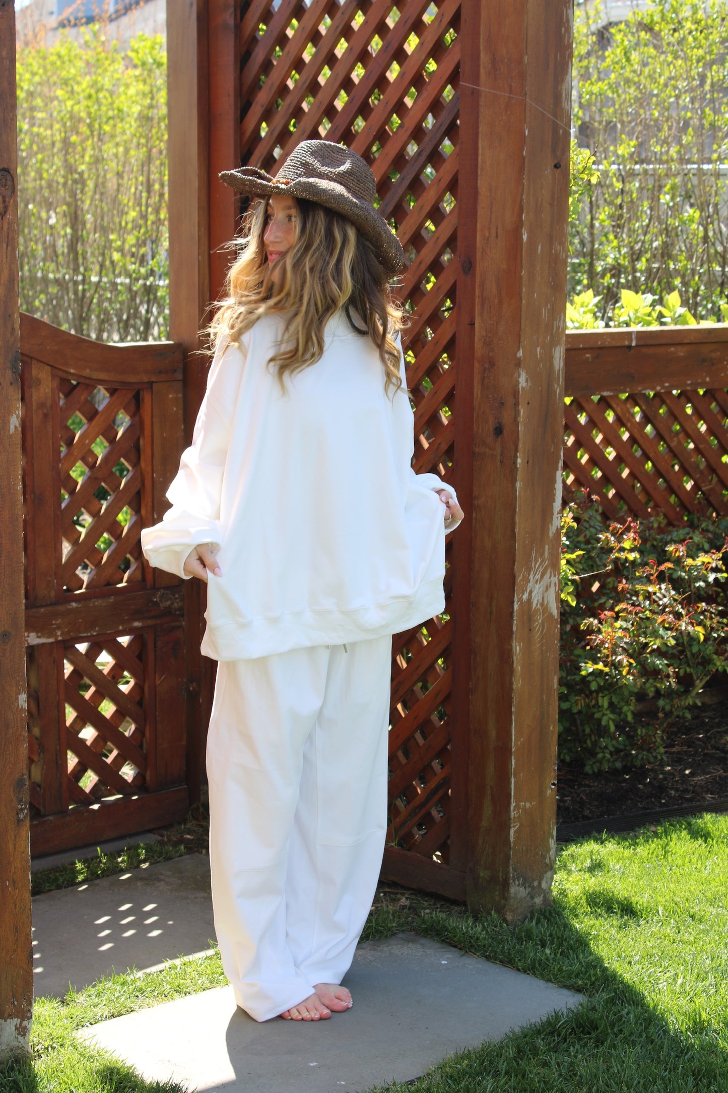 The Sunday Brunch Mockneck // White