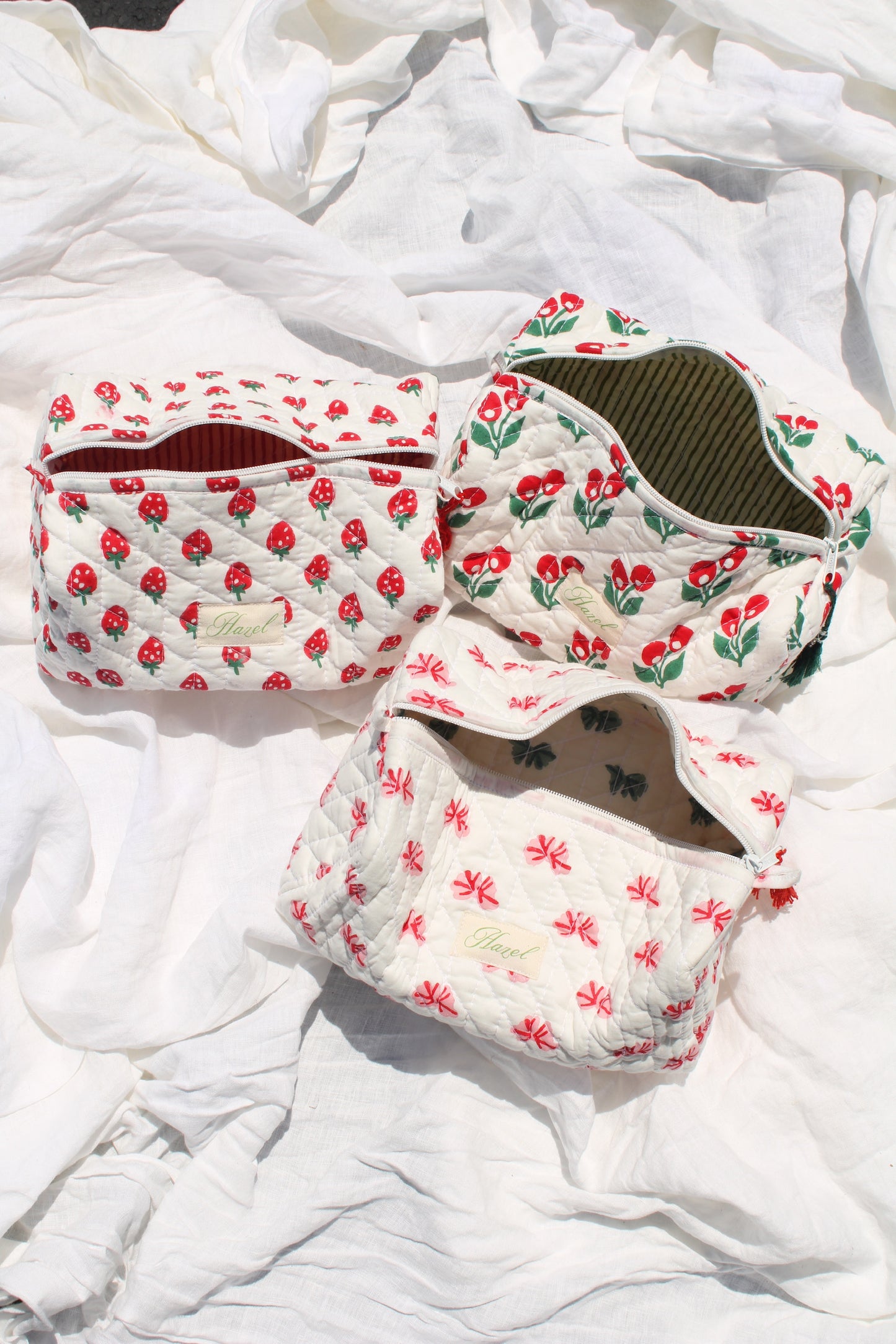 The HB Cosmetic Bags