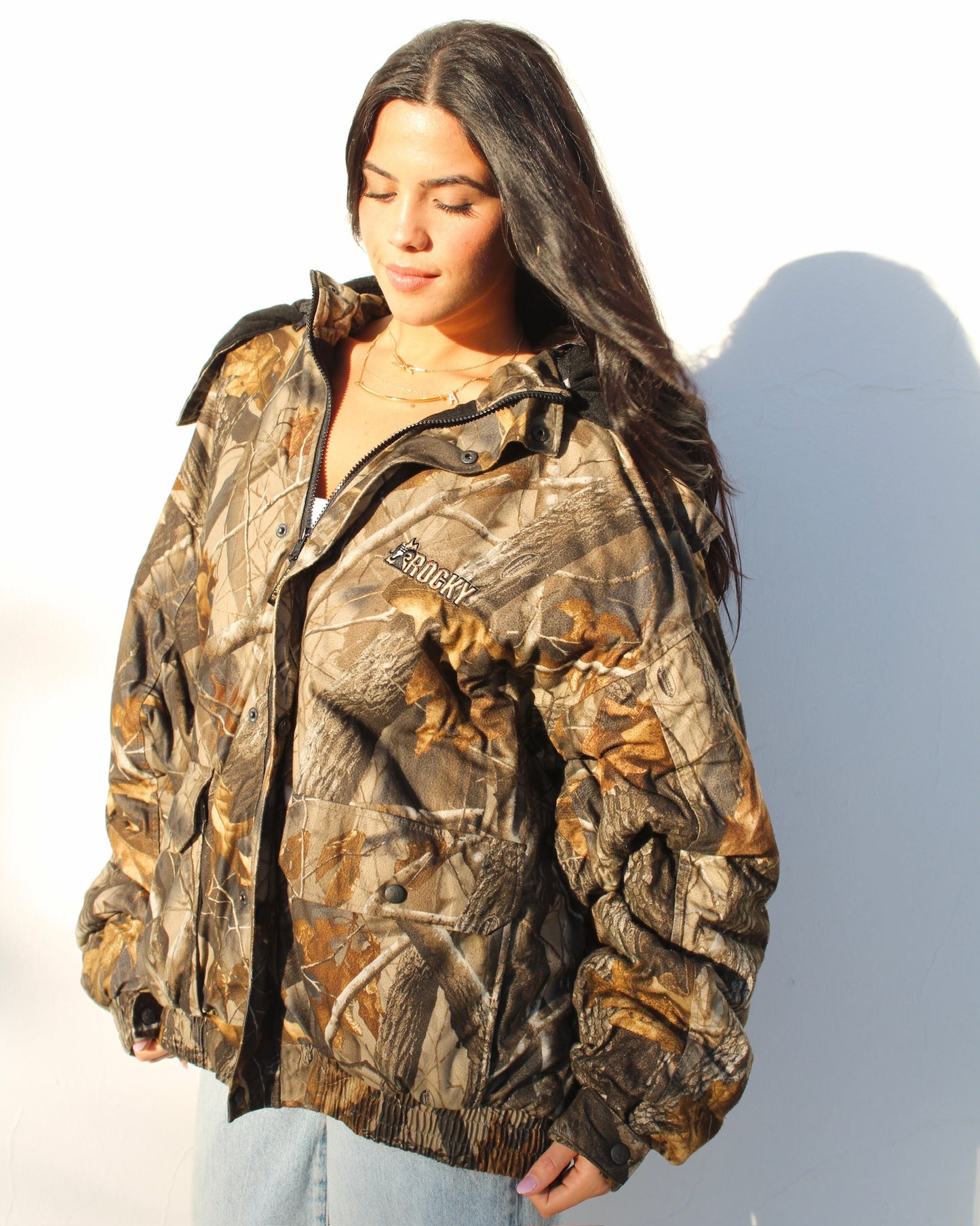 EVI11 Twin Vintage Camo Hoodie