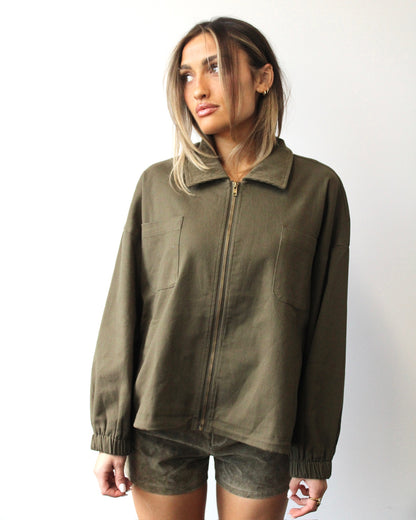 The Alexis Jacket // Olive