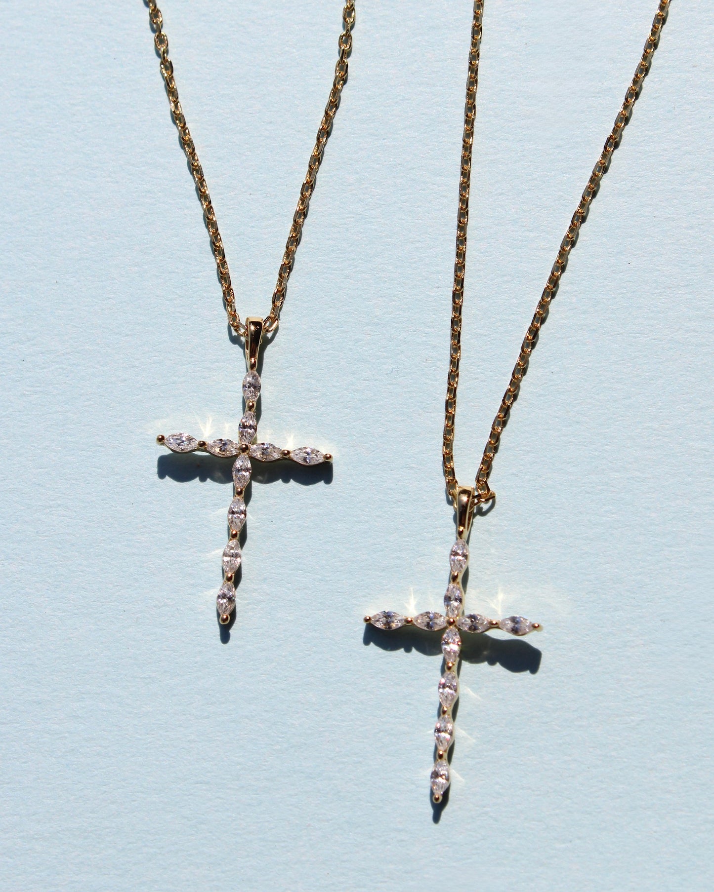 Marquise Cross Necklace