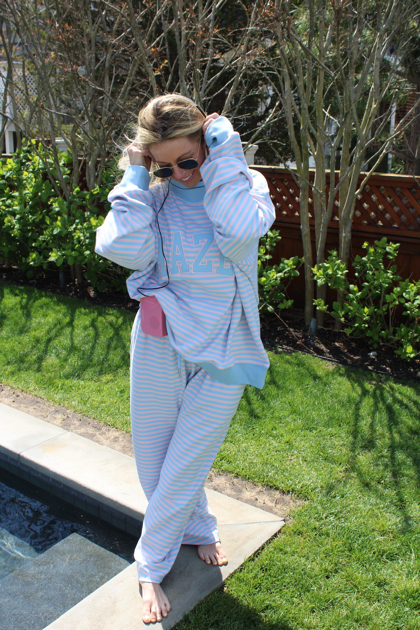 The Sunday Brunch Barrel Pants // Cotton Candy