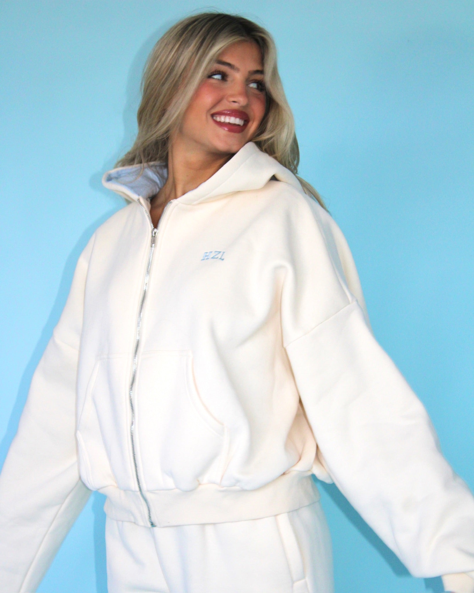 The HZL 'Something Blue' Zip Up – Hazel Boutique