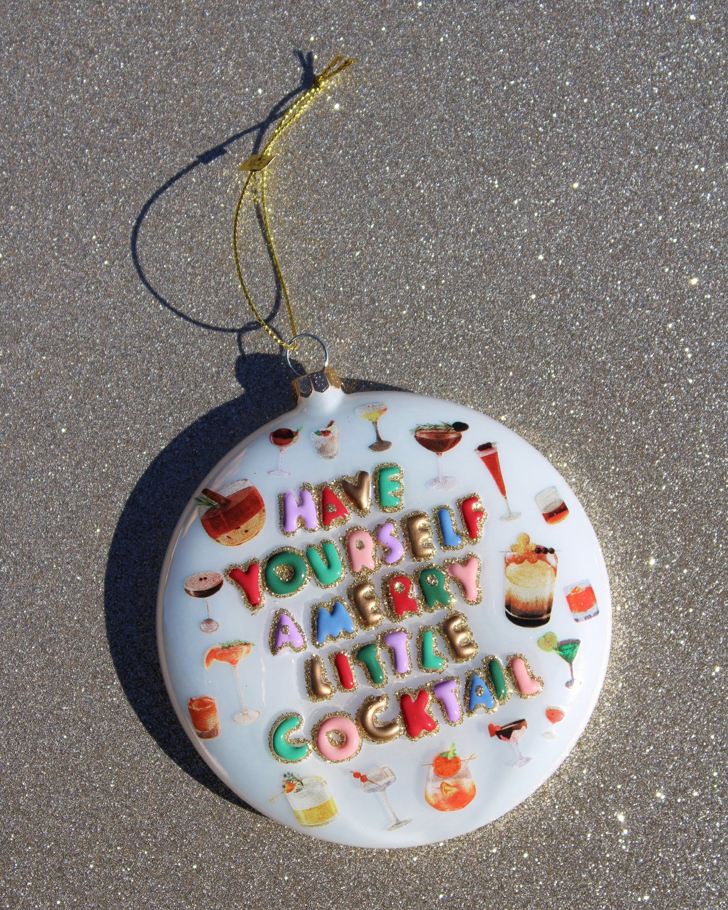 HB Merry Little Cocktail Ornament