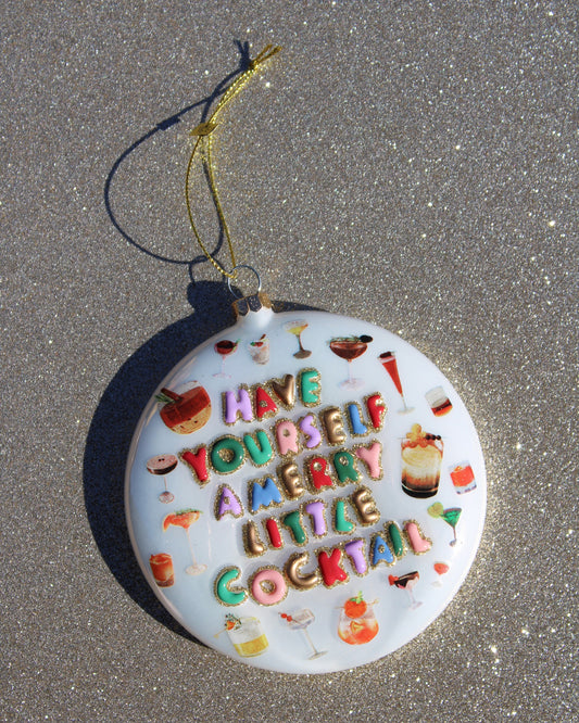 HB Merry Little Cocktail Ornament