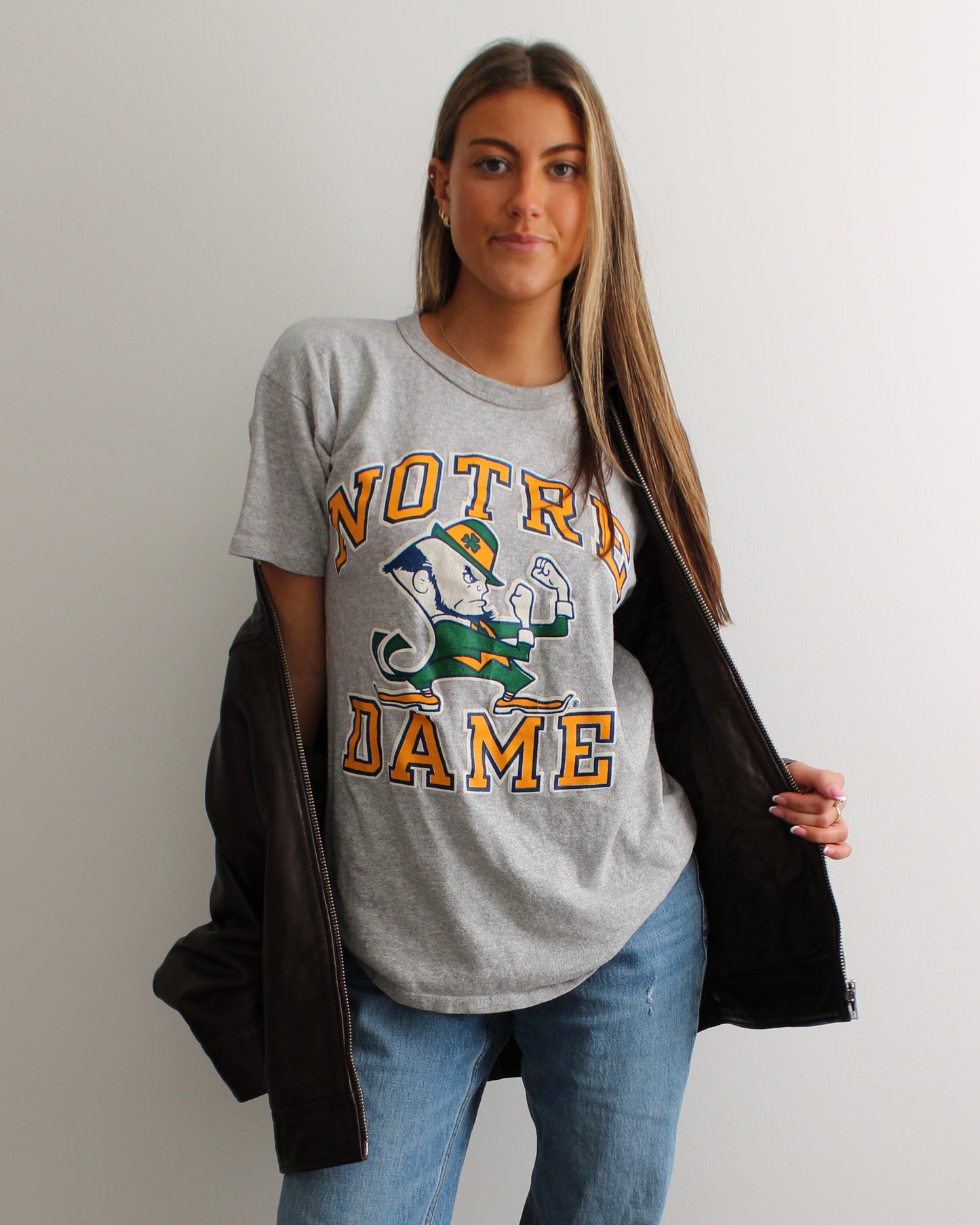 Evi11 Twin Vintage Notre Dame Tee