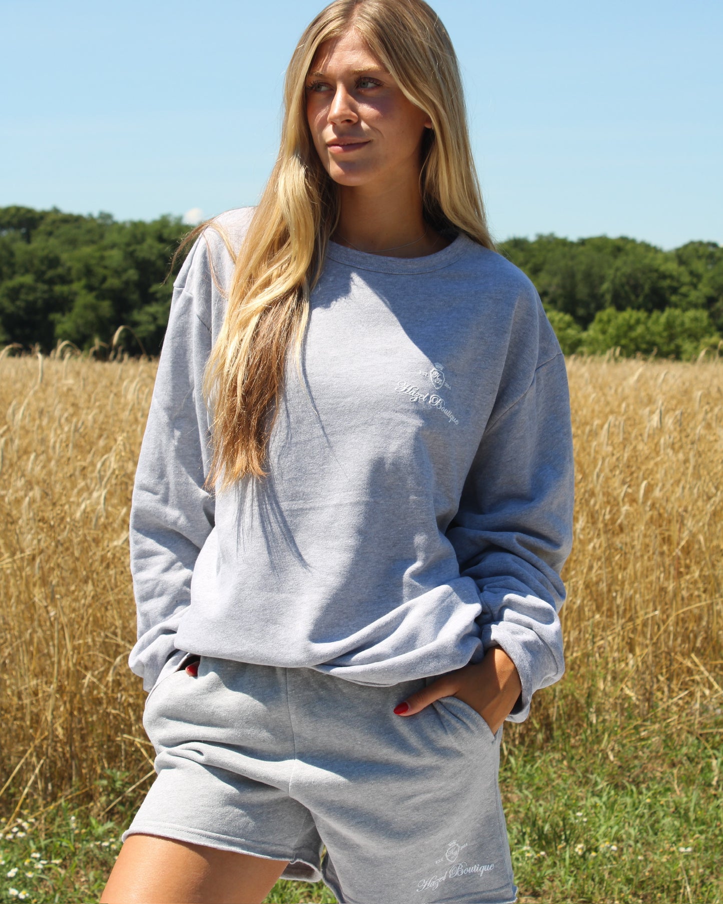 The American Honey Crewneck // Grey