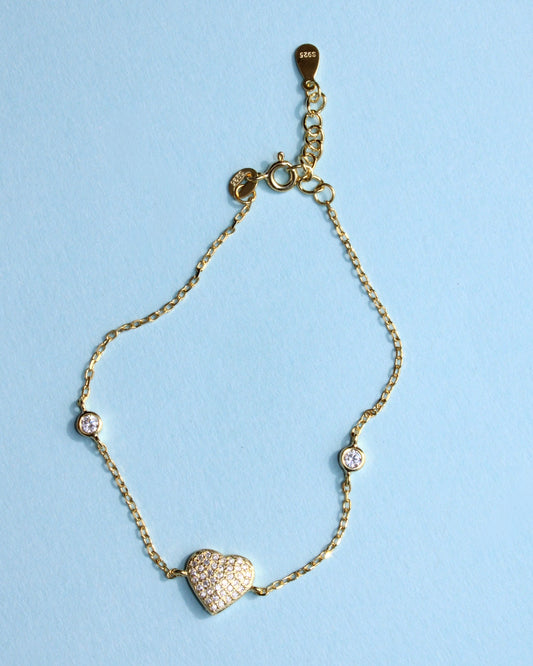 The Trinity Heart Bracelet