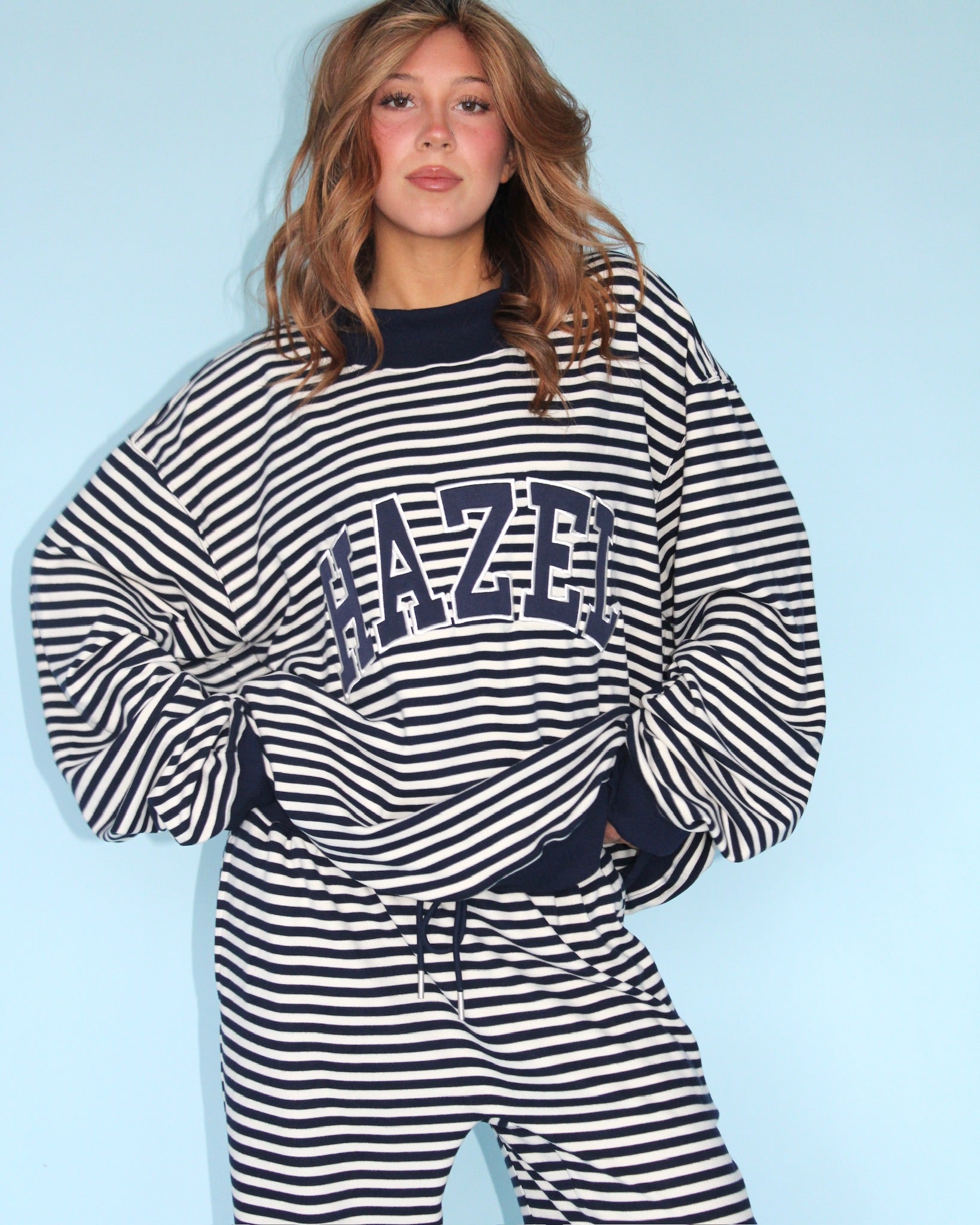The HZL Sunday Brunch Mockneck // Blueberry Pancake – Hazel Boutique