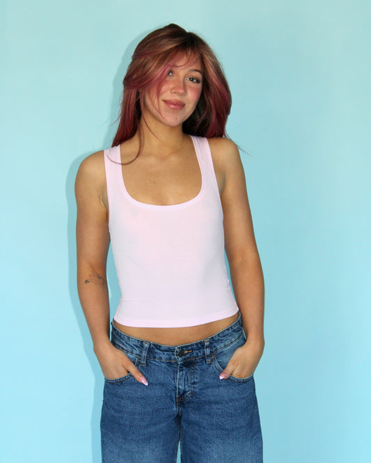 HZL Tank Top // Pale Pink