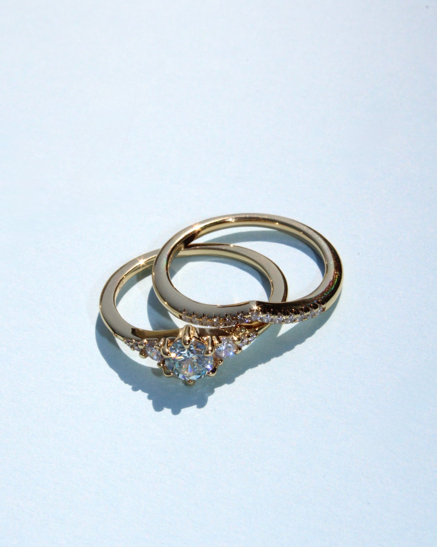 Aquamarine Ring Set