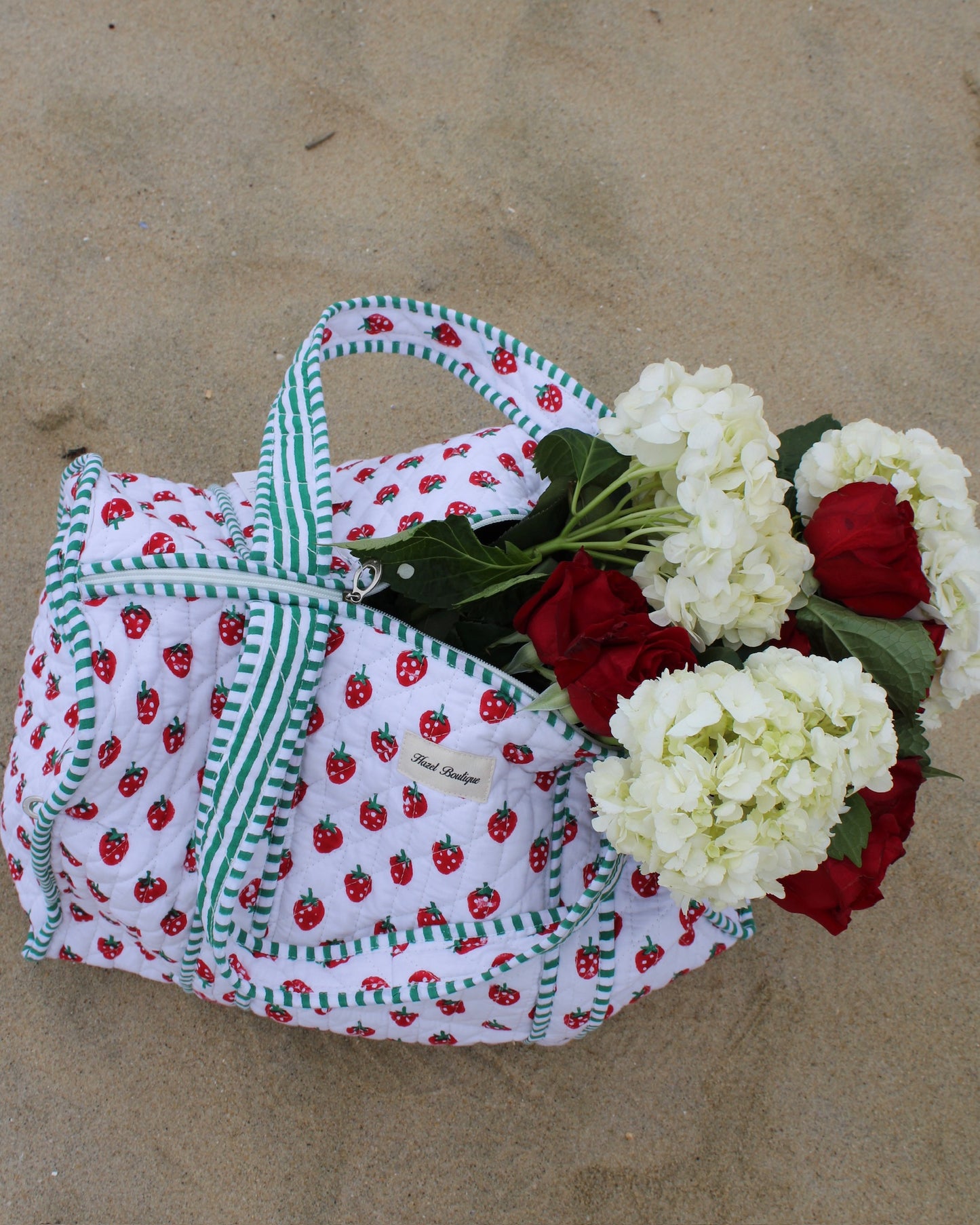 The HB Duffle Bag // Strawberry