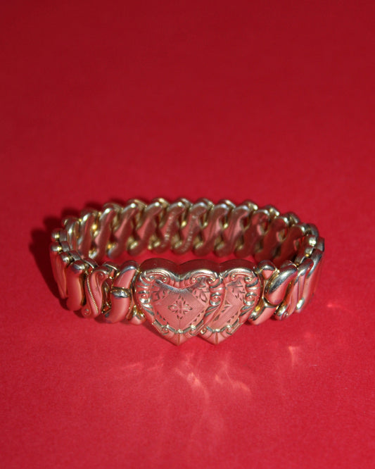 The Vintage Heart Bracelet // Twin Heart
