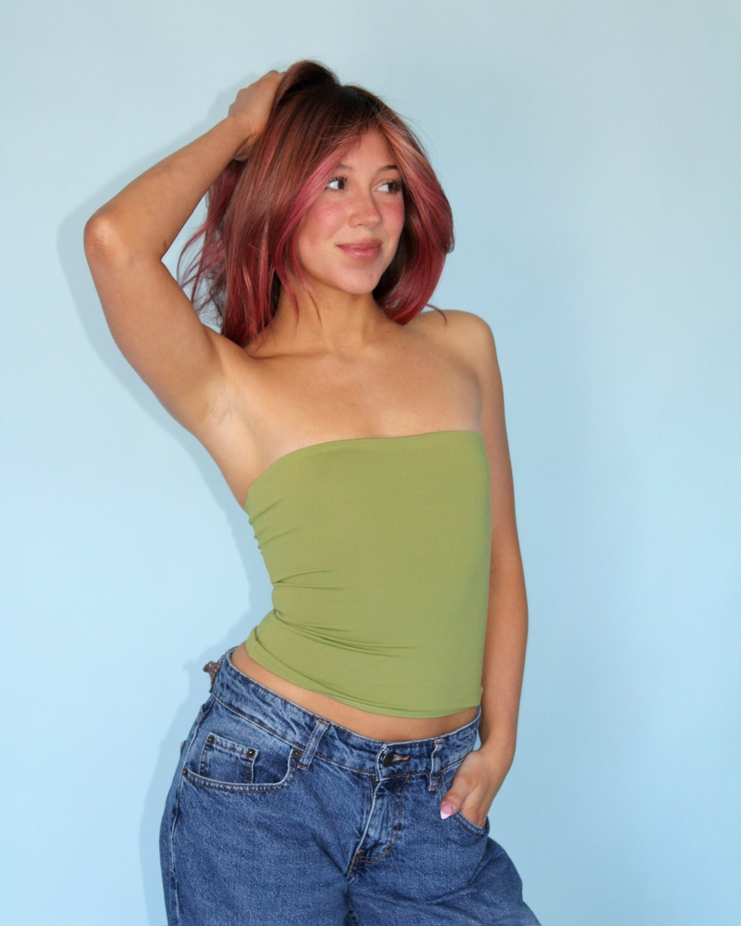 HZL Tube Top // Olive