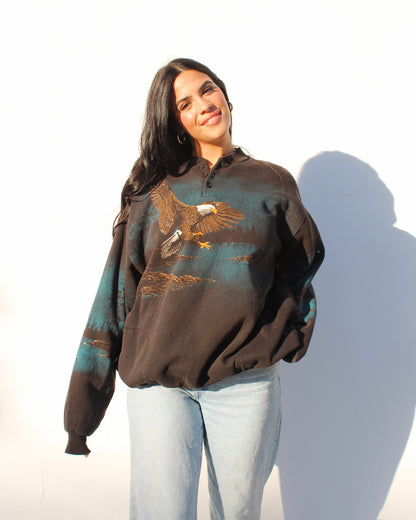 EVI11 Twin Vintage Scenic Crewneck