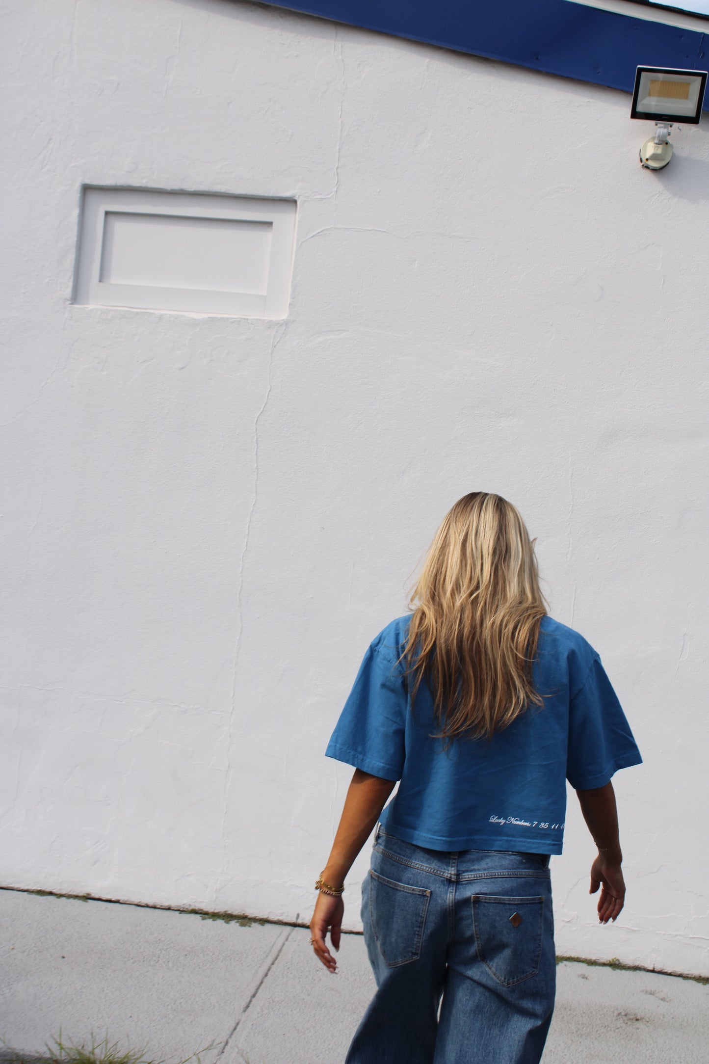 The HB Louise Tee // Blue Razz