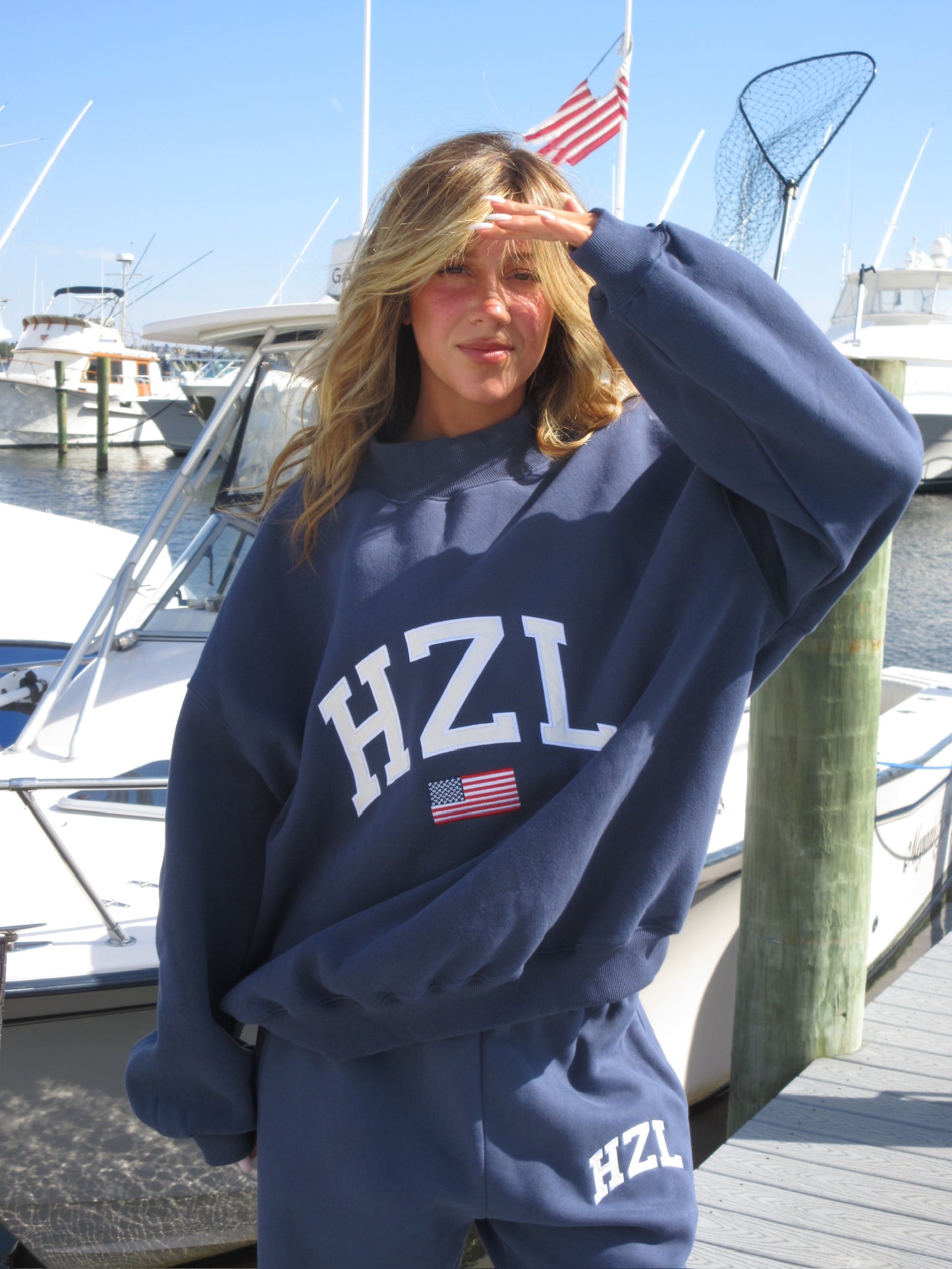 The HZL Miss America Mockneck // Denim